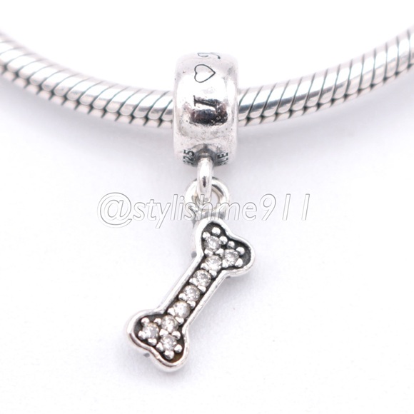 Pandora Jewelry - Authentic PANDORA I Love My Dog Dangle - 791263CZ